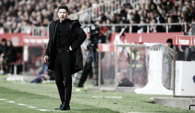 Simeone, contento y con su victoria 250 en el bolsillo. Foto: Atlético de Madrid 