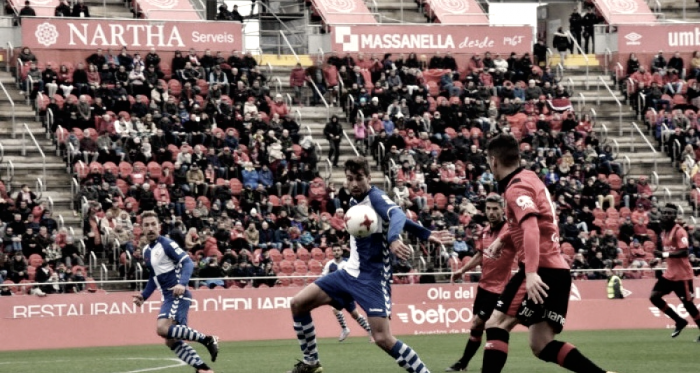 El partido de la primera vuelta acabó en tablas (Föto RCD Mallorca)
