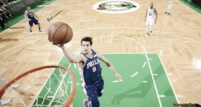 Dario Saric. Fonte: NBA/Twitter
