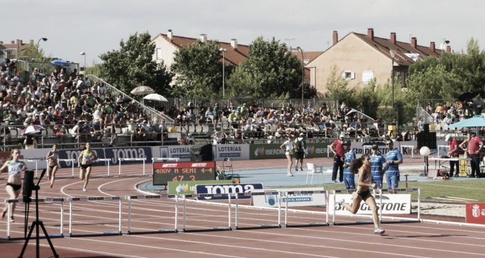 Sara Gallego dominando su semifinal en Getafe| foto: Oscar García
