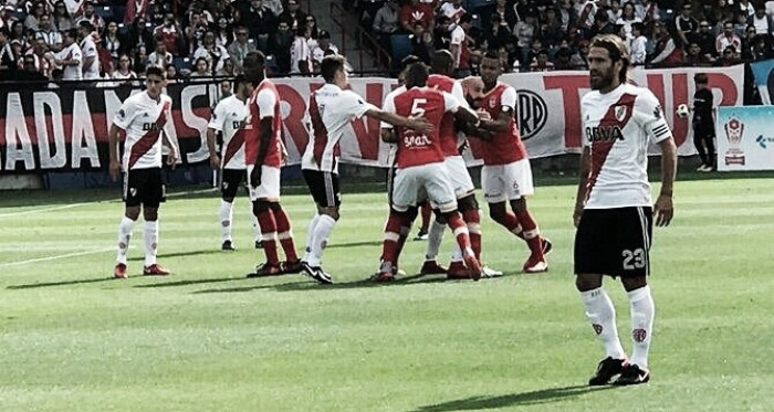 El equipo de Marcelo Gallardo no mostró su mejor versión en el primer partido de la pretemporada. Foto: La Página Millonaria.