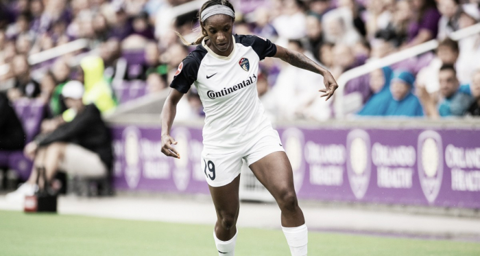 Crystal Dunn with the North Carolina Courage was named to the NWSL Team of the Month | Photo: NWSLsoccer.com