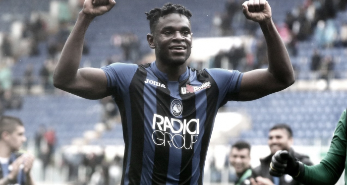 Destaque da Atalanta na temporada, o atacante Duvan Zapata é o artilheiro do time no ano com 25 gols marcados. (Foto: Atalanta / Reprodução)