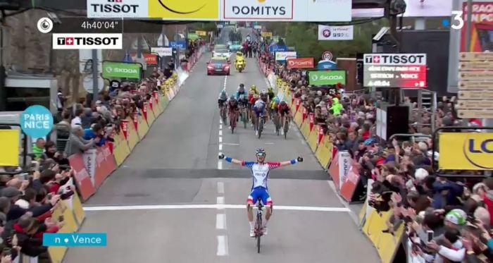 Parigi - Nizza 2018, sesta tappa: sorpresa Molard