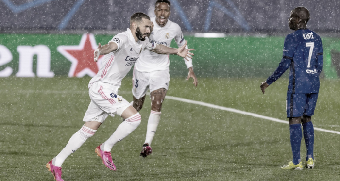 Benzema impide que el Madrid se ahogue