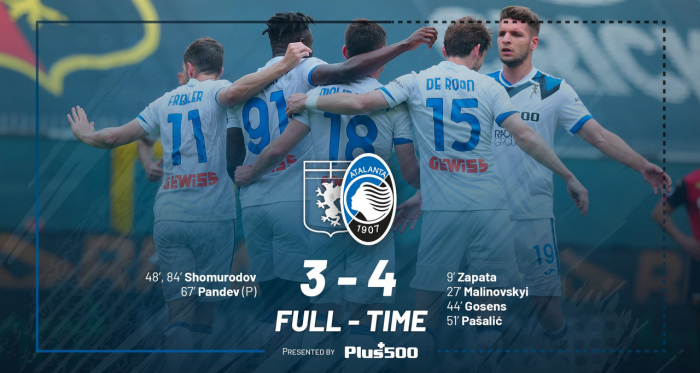 L'Atalanta è in Champions League: Genoa battuto 3-4!