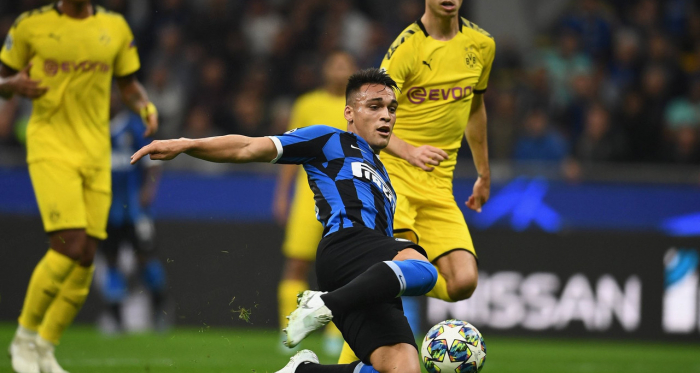 Champions League- Lautaro e Candreva abbattono il Borussia Dortmund, Inter al secondo posto (2-0)