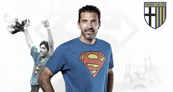 Vinte anos depois, Buffon
volta ao Parma para disputar a segunda divisão da Itália