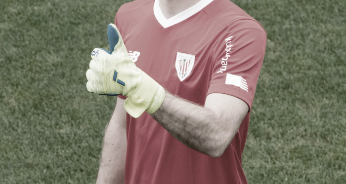 Unai Simón regresa a los entrenamientos del Athletic