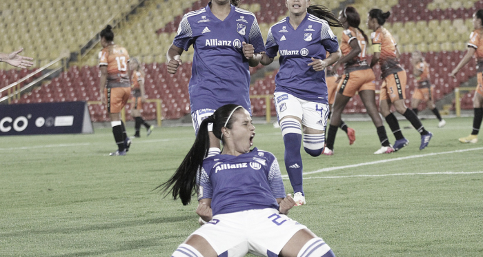 Millonarios goleó a Fortaleza y se ubica segundo del grupo A
