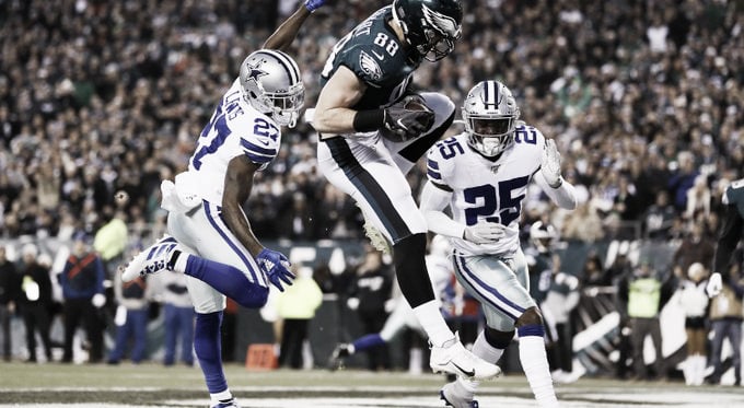 Eagles vencen a Cowboys y ahora mandan en la NFC Este