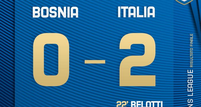 Nations League, l'Italia stende anche la Bosnia