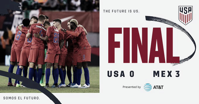 Estados Unidos volvió a perder el clásico de la Concacaf | Fotografía: U.S.Soccer. 