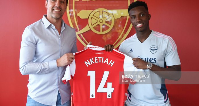 Eddie Nketiah signs new contract at Arsenal