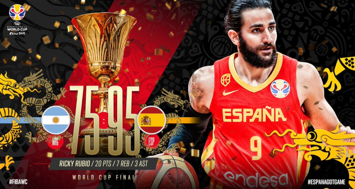 Basket FIBA World Cup Cina 2019- La Spagna è campione del mondo. Argentina battuta 95-75