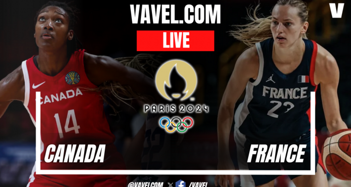 Summary: Canada 54-75 France in Olympic Games Paris 2024