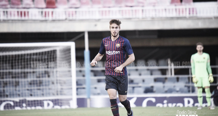 Óscar Mingueza ante el Club Deportivo Ebro | Foto de Noelia Déniz, VAVEL