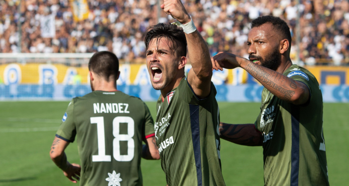 Il Cagliari fa il colpaccio: battuto 1-3 uno sfortunato Parma