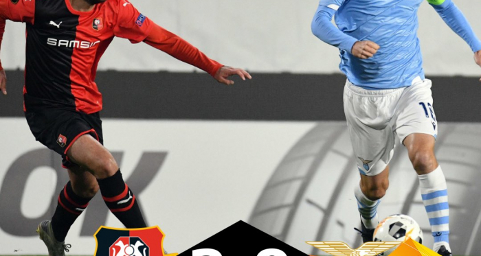 La Lazio è eliminata dall'Europa League. Vince il Rennes 2-0