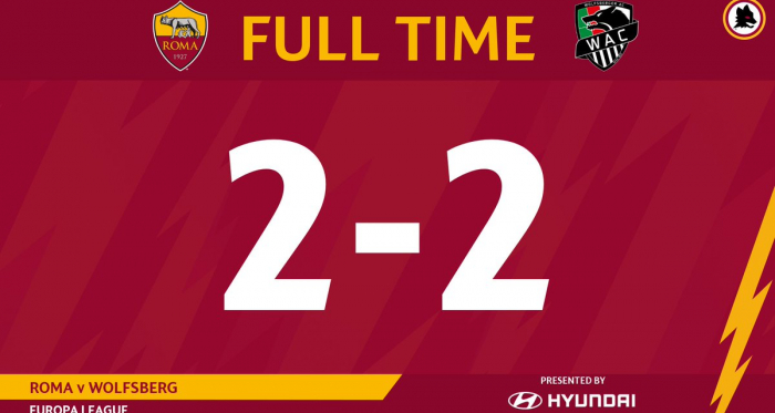 Alla Roma basta un pari 2-2 contro il Wolfsberger e qualificazione ai sedicesimi