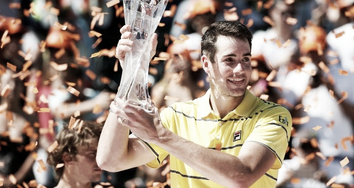 El estadounidense levantó su primer título de Masters 1000 en Miami. | Foto: El Universal.