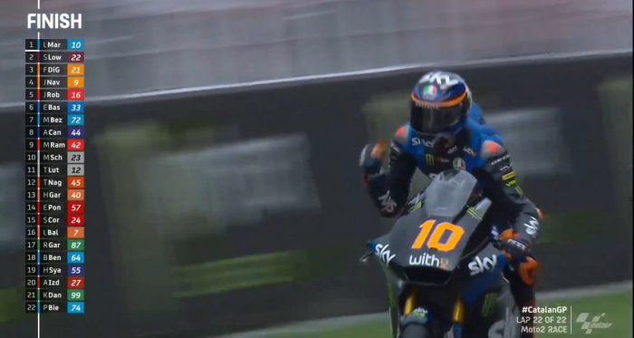 Gp Catalogna: Strepitoso Marini immenso