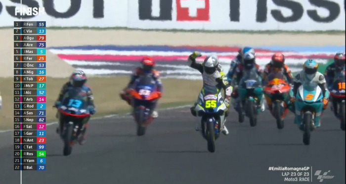Gp Emilia Romagna: Doppietta tutta italiana a Misano. Super Fenati e Vietti secondo