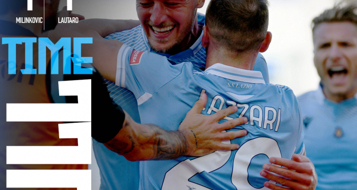 Pari nervoso tra Lazio e Inter: a Lautaro Martinez risponde Milinkovic-Savic