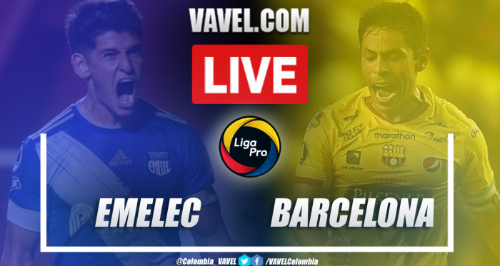 Resumen: Emelec vs Barcelona (1-1) en la LigaPro
