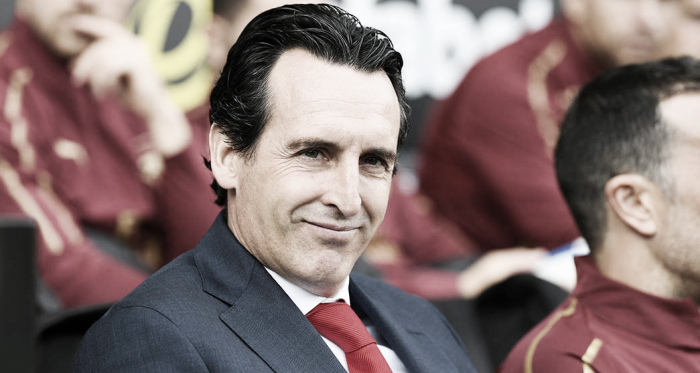 Unai Emery en el banquillo | Fotografía: Arsenal