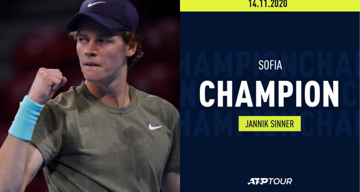 A Sofia, primo titolo ATP per Jannik Sinner