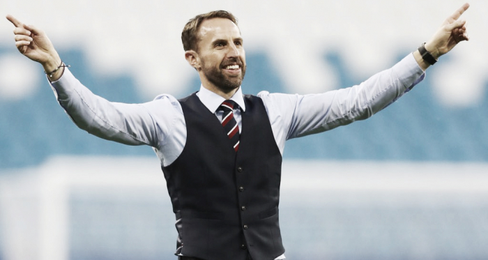 Gareth Southgate al término de un partido con Inglaterra | Fotografía: Inglaterra