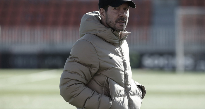 Simeone: "No tenemos otro pensamiento que partido a partido"