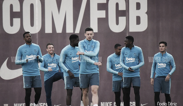 Entrenamiento del FC Barcelona. FOTO: Noelia Déniz