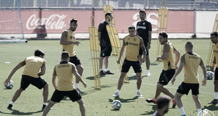 Los jugadores del Getafe preparan los próximos encuentros del equipo aprovechando el parón | Fuente: Getafe CF