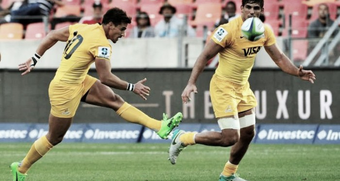 Foto: acción para el 10 de Jaguares. Aquí, ante Kings, en Sudáfrica. Crédito: Pulse