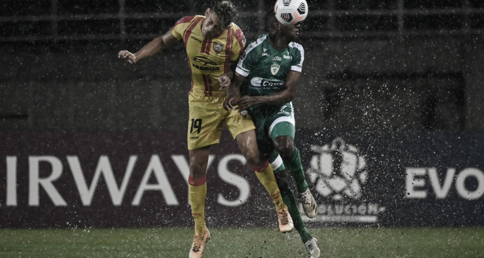 Bajo la lluvia, La Equidad sumó sus primeros tres puntos en la Sudamericana