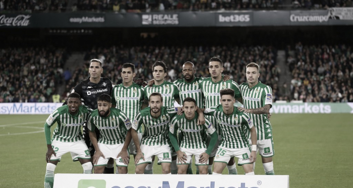 Once inicial del Betis contra el Sevilla / Foto: Manuel Jesús Pérez (OndaBética)