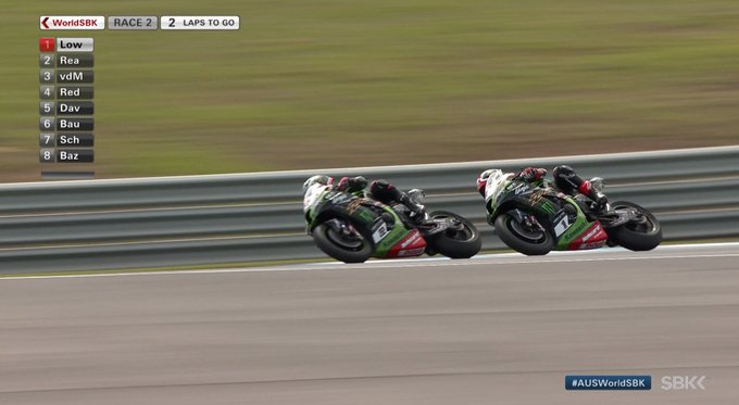 SBK Gara 2 Gp Australia: Doppietta Kawasaki con il primo posto di Lowes e secondo Rea