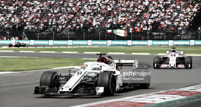 Ericsson y Pérez en el GP de México | Fuente: Getty Images