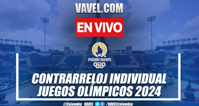 Resumen de la contrarreloj individual masculina en Juegos Olímpicos 2024