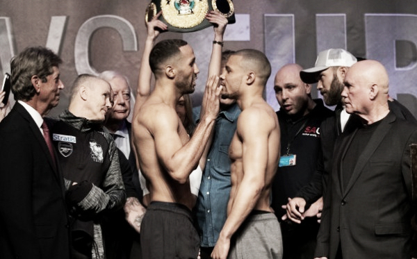 Eubank Jr. (derecha) y DeGale (izquierda) protagonizarán la pelea más atractiva del fin de semana (Foto: Ian Walton | Showtime)