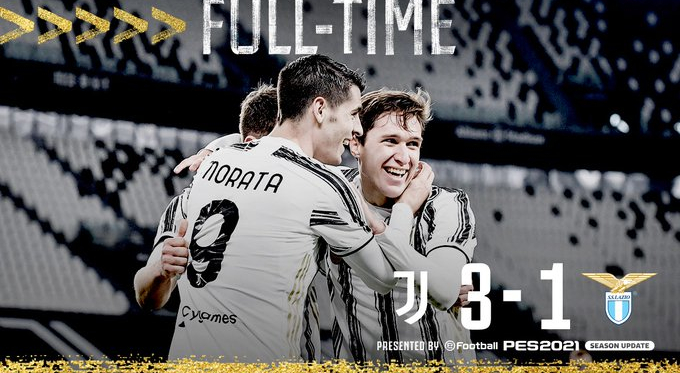 La Juventus ribalta la gara e vince contro la Lazio