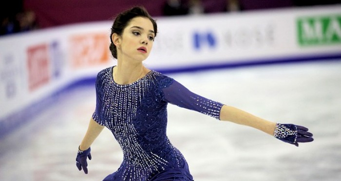 Evgenia Medvedeva continues to work towards the World Championships (Source: Reuters)