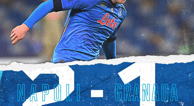 Il Napoli vince ma inutilmente: non basta il 2-1 al Granada