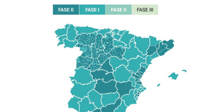 ¿Qué provincias entrarán en la fase 1? ¿Qué se puede hacer y qué no?