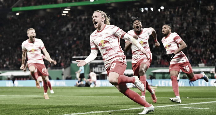 Forsberg marca nos acréscimos, RB Leipzig bate Union Berlin e vai à final da Copa da Alemanha