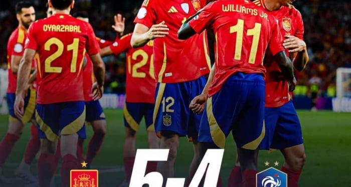 Victoire dans la souffrance pour l'Espagne 5-4