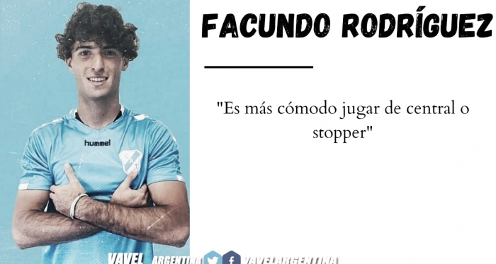 Facundo Rodriguez: "Con la línea de 3 o de 4 el equipo intenta jugar"