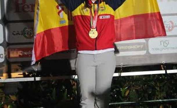 Fátima Gálvez, campeona del Mundo de foso olímpico